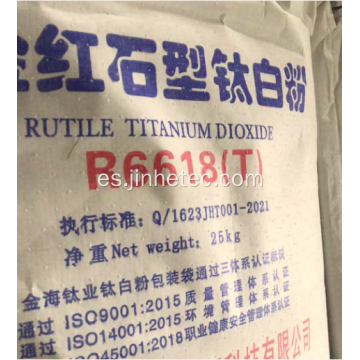 TiO2 6618T R5566 JHR216 Jinhai R6618 Dióxido de titanio